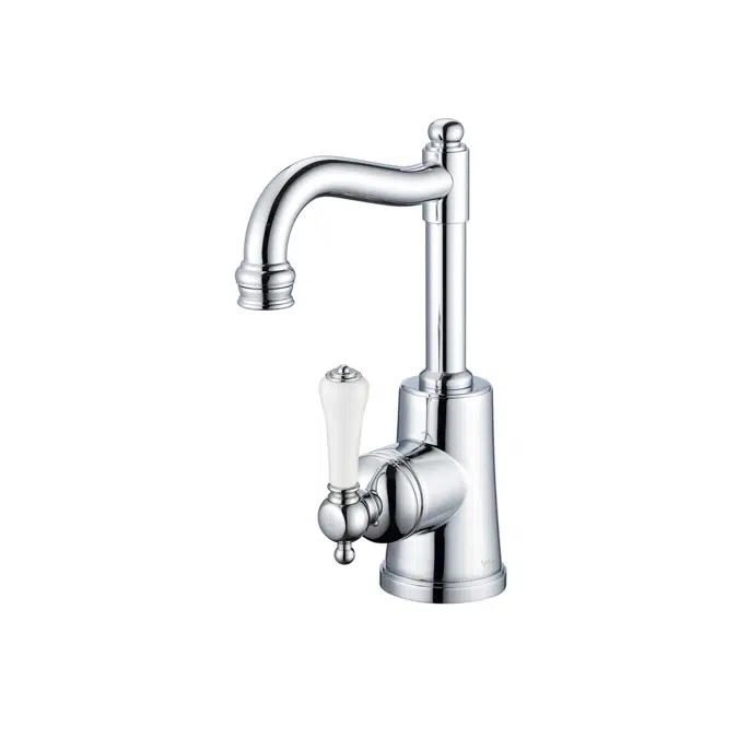 Kado Era English Basin Mixer Porcelain Handle Chrome 9507566