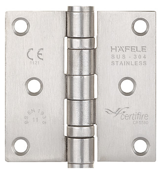 Butt hinge, DHB 1212, for flush doors, size 76 mm - 926.98.009