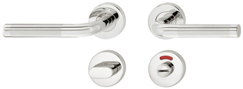 Kapı kulpu seti, Paslanmaz çelik, Startec, model LDH 2172 İki Renk - 903.93.263