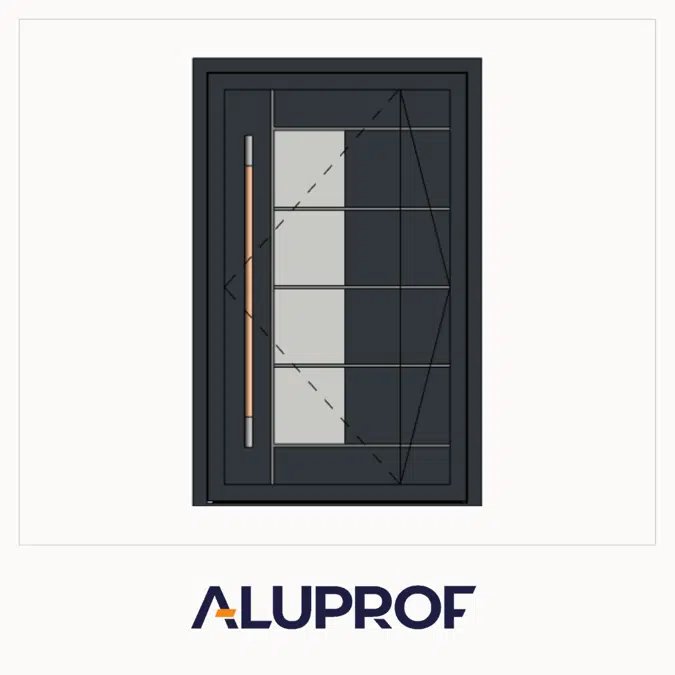 MB-86N PIVOT AD08 Single Inward Opening Panel Door