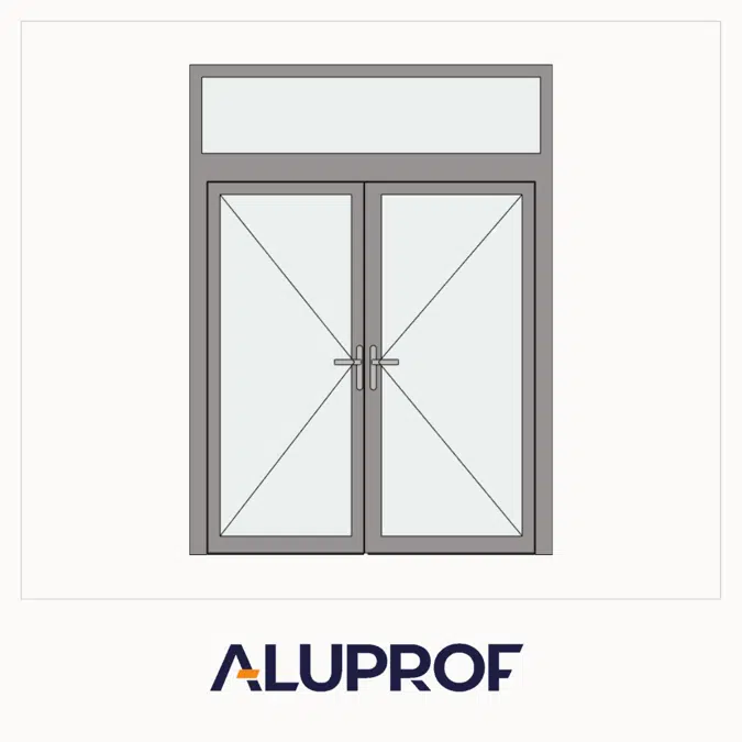 MB-79N SI Üstten Fenerlikli Dışa Açılır Çift Kanat Kapı