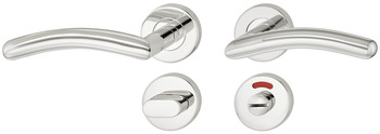Kapı Kolu Seti, Paslanmaz Çelik, Startec, model LDH 2184 - 903.93.301