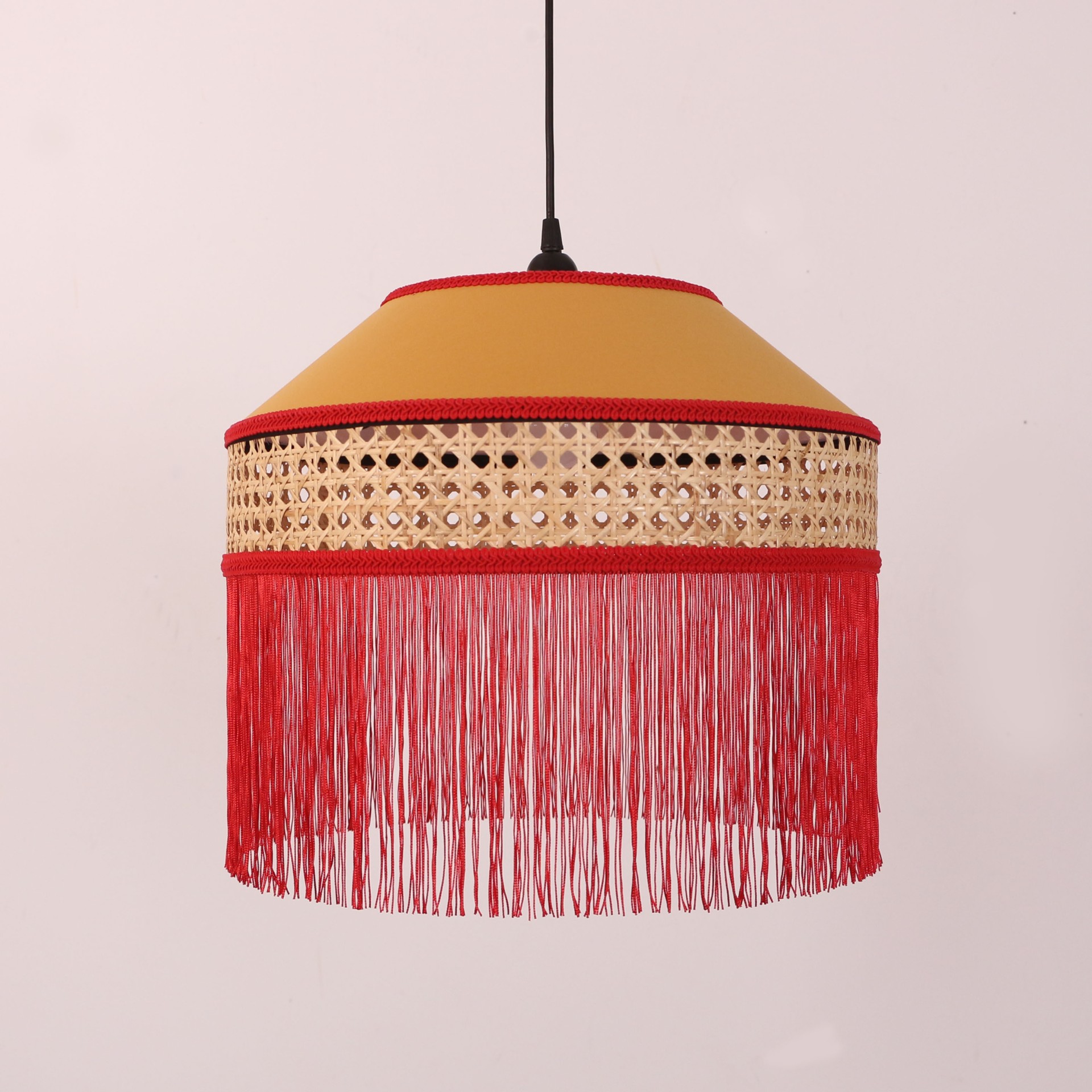 Paris Doğal Hazeranlı Kumaş Avize