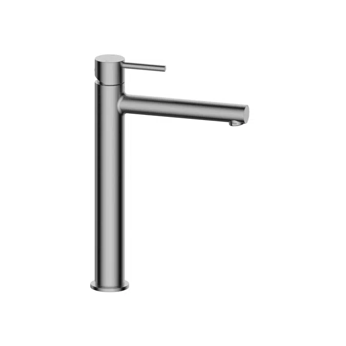 Mizu Drift Fırçalanmış Gunmetal Uzatılmış Düz Lavabo Musluğu 2267259