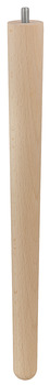 Furniture foot, made from wood, conical - 634.08.304