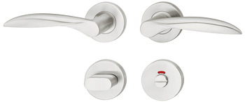 Door handle set, stainless steel, Startec, model PDH4177, rose - 903.93.172