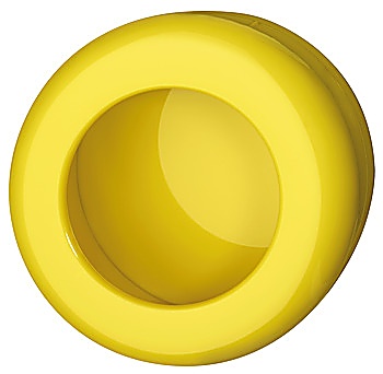 Inset handle, Polyamide, round - 158.80.118