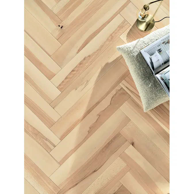 Flamed Beech Herringbone Laminate Flooring