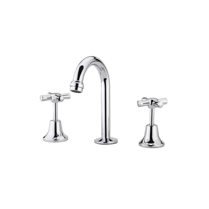 Base Fixed Basin Set Anti-Vandal Chrome 26211
