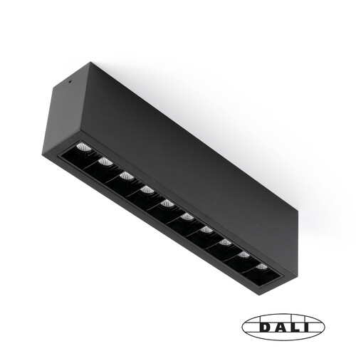 TROOP Surface 10x2W black-black 36° 2700K CRI90 DALI