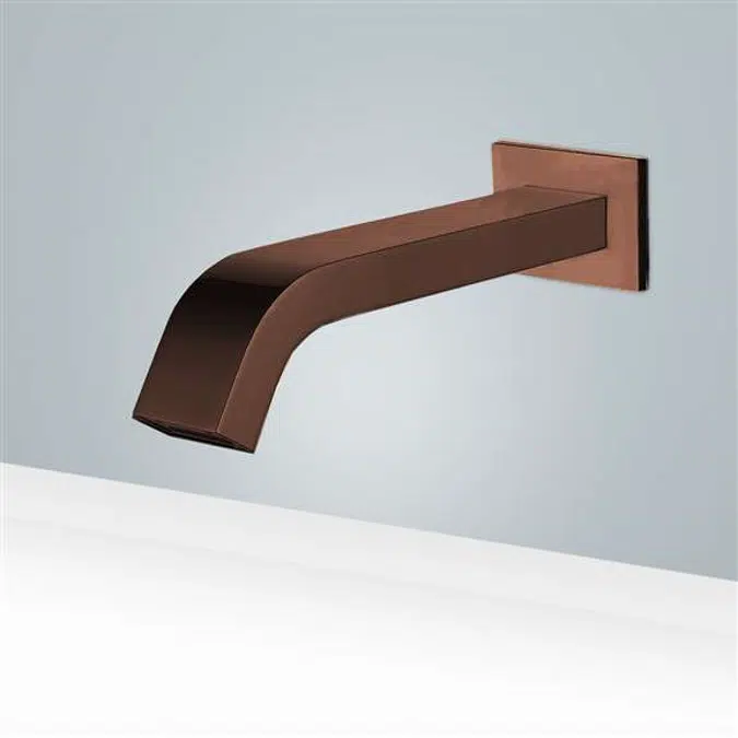 Wall Mount Light Oil Rubbed Bronze Touchless Basin Faucet