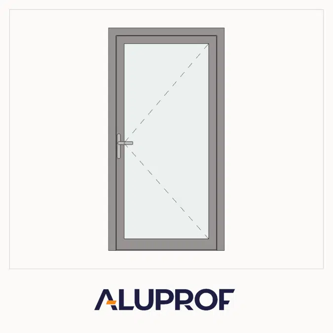 MB-104 Passive AERO Single Inward Opening Wall / Curtain Wall Door