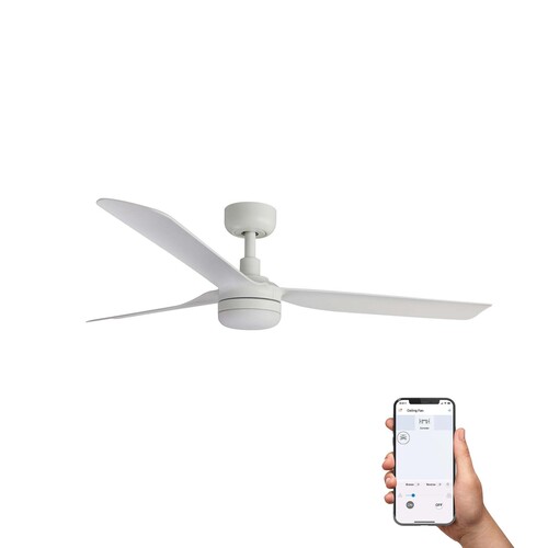 PUNT M LED Ceiling fan white 18W TUYA SWT