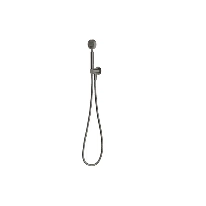 Milli Mood Edit Round Hand Shower with Fixed Bracket PVD Brushed Gunmetal (3 Star) 9511839