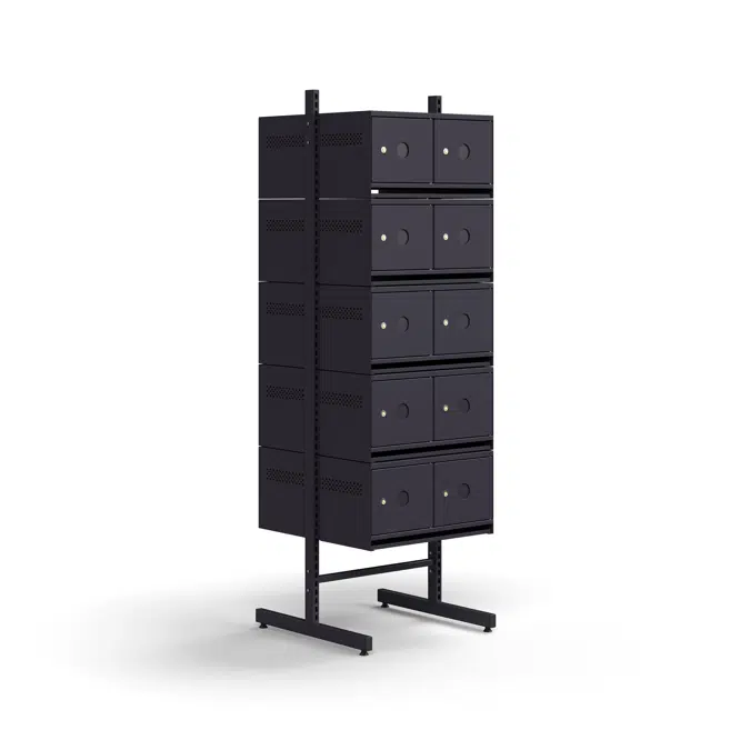 Entry 20 Basic Shoe Rack Unit with Metal Lid
