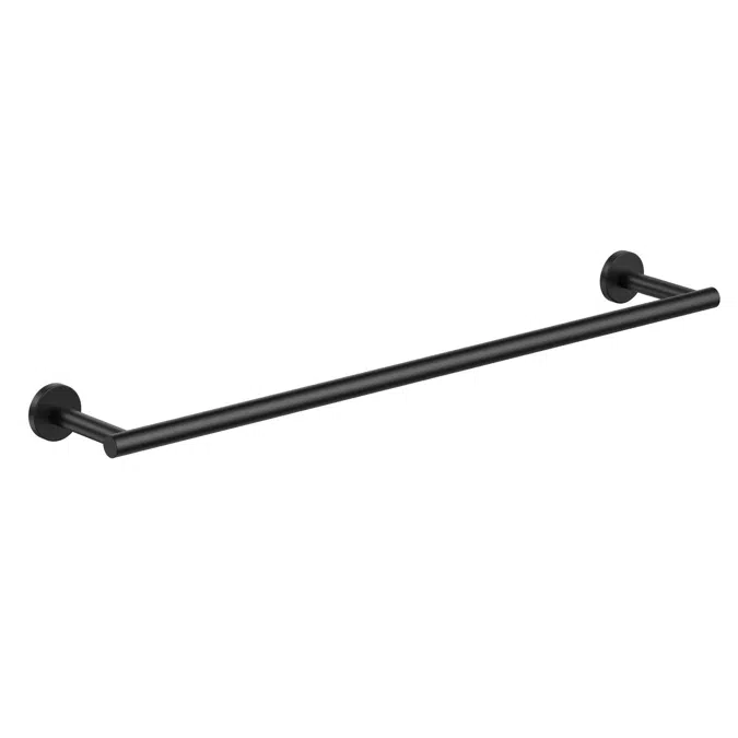 Ona Matte Black Single Towel Rail 800mm 15073