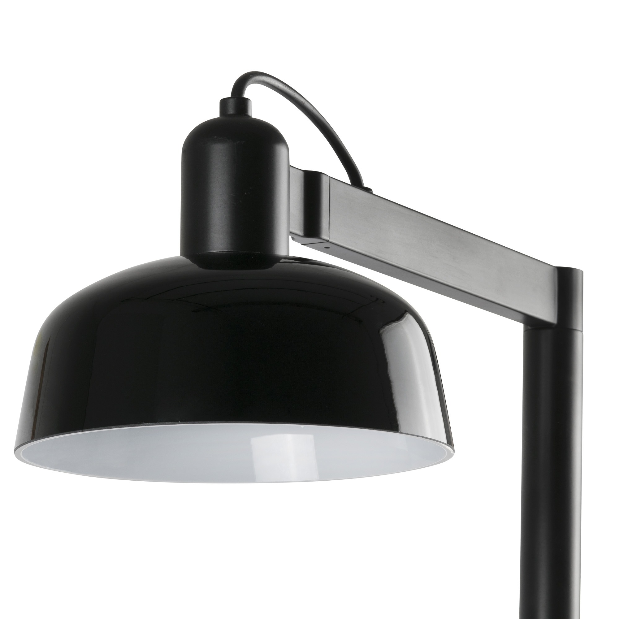 TATAWIN Black glass table lamp