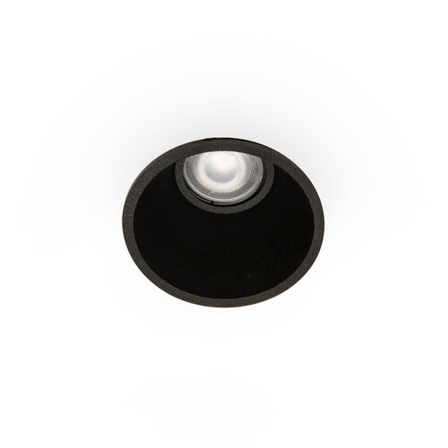 FRESH IP44 Black downlight GU10