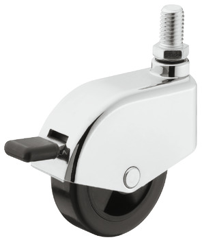 Designer furniture castor with brake - 660.19.289
