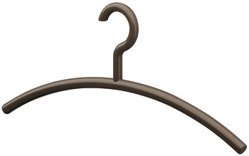 Coat hangers, polyamide, rigid hook, round shackle - 804.56.184