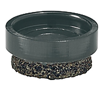 Furniture glide, round, for press fitting ⌀ 17 mm - 650.22.331