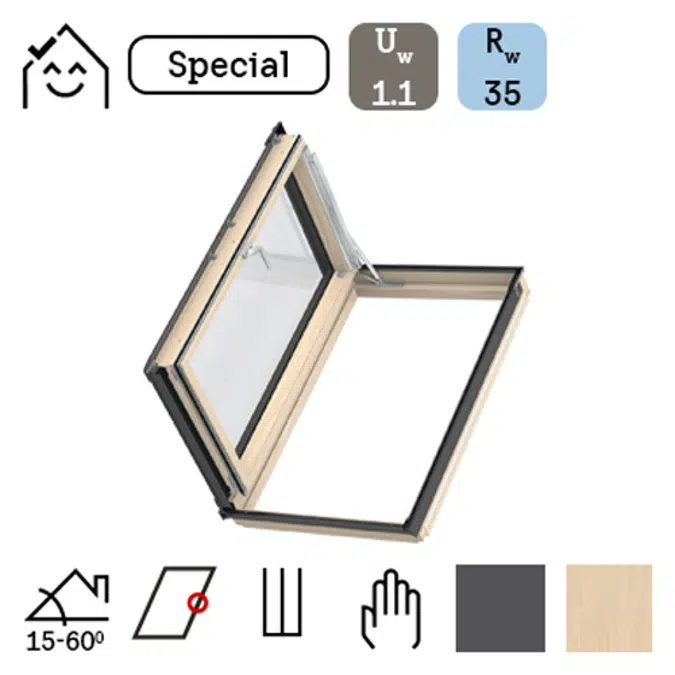 GXLA 68 Çatı Çıkış ve Teras Penceresi