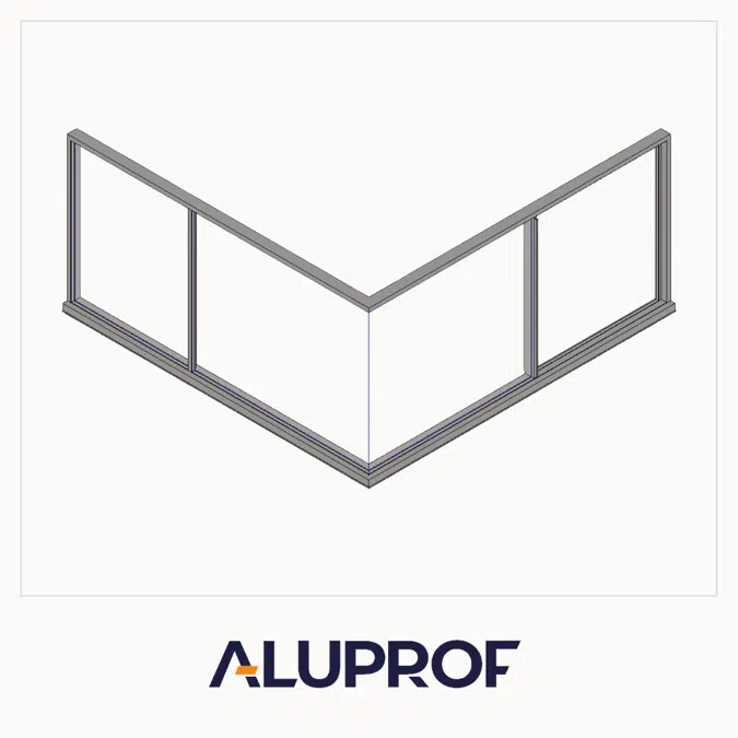 MB-Skyline Type R Sabit Camlı Köşe Sürme Kapı Sistemi