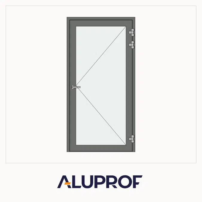 MB-86N SI Single Outward Opening Wall / Curtain Wall Door