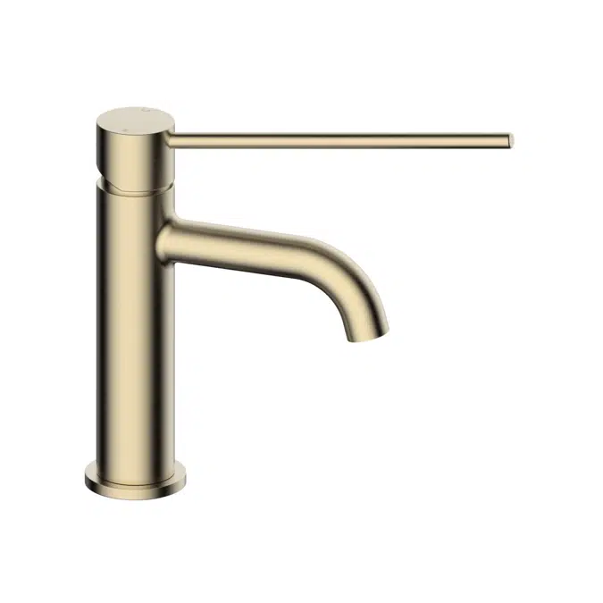 Mizu Drift Fırçalanmış Pirinç Kavisli Lavabo Musluğu 2267414