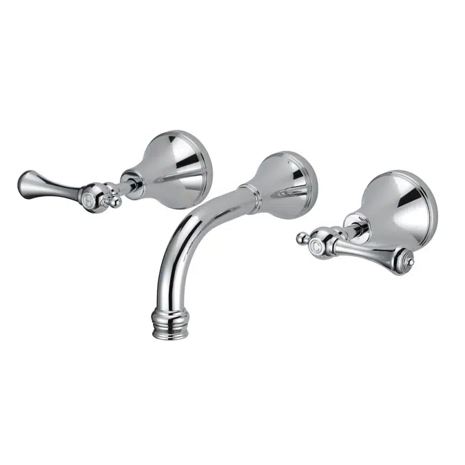 Kado Era Chrome Wall Bath Set 200mm Lever Handle 9507588