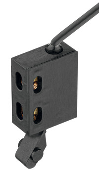 Bolt switching contact, Plastic, black - 912.02.118