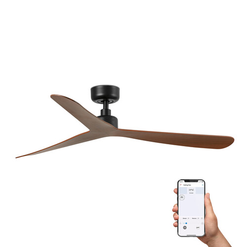 ROCKER L Black/walnut fan TUYA