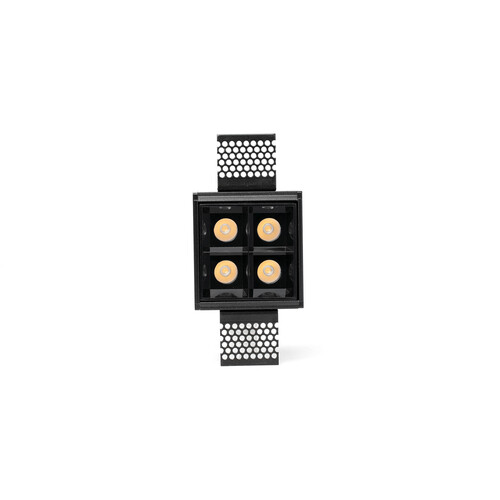 TROOP TRIMLESS Recessed siyah 4x2W 48° 4000K CRI90
