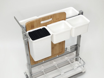 Chopping board holder, For Kessebohmer YouboXx hook-in boxes - 546.76.990