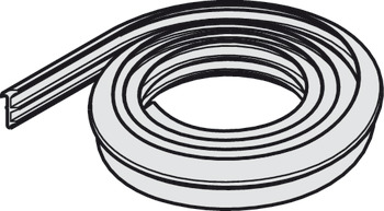 Rubber profile, For fixed glass panels (10–12 mm) - 940.41.063
