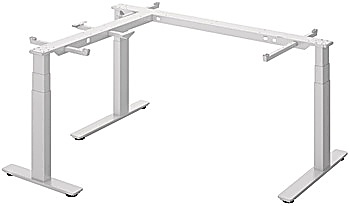 Table baseOfficys TE651 complete set, corner solution 90° - 633.50.733