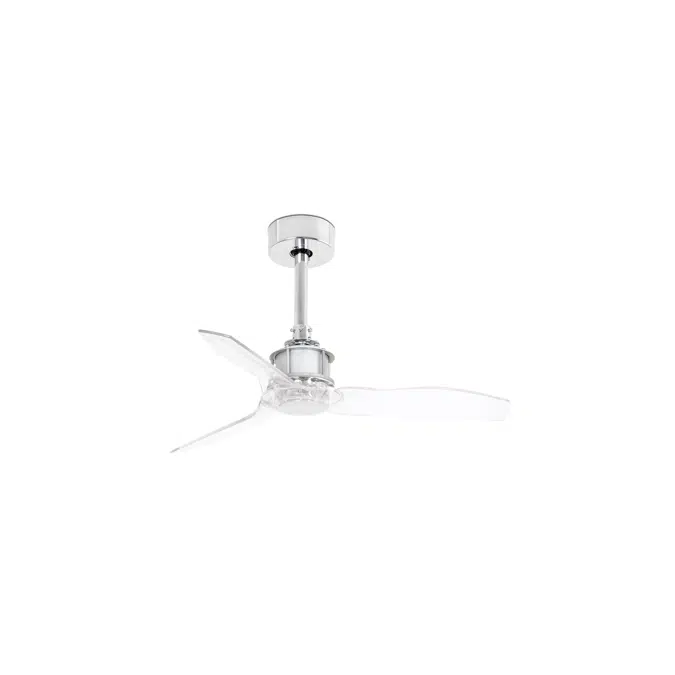 33426WP - Chrome/Transparent Ceiling Fan 81cm SMART