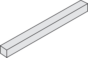 Kare Makarası, 7 mm, pencere kulpları için - 970.00.078