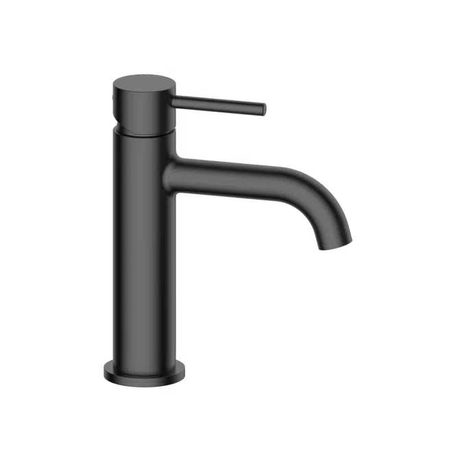 Mizu Drift Mat Siyah Kavisli Lavabo Musluğu 2267220