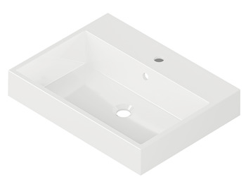 Serbest duran lavabo, Kare - 983.90.010