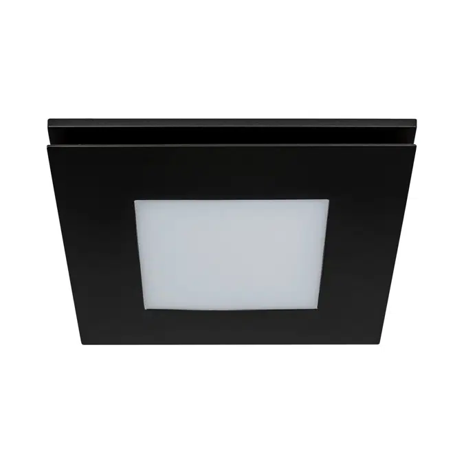 Kado Lux HiFlow 250 Kare Mat Siyah LED Sadece Fasya 2020351