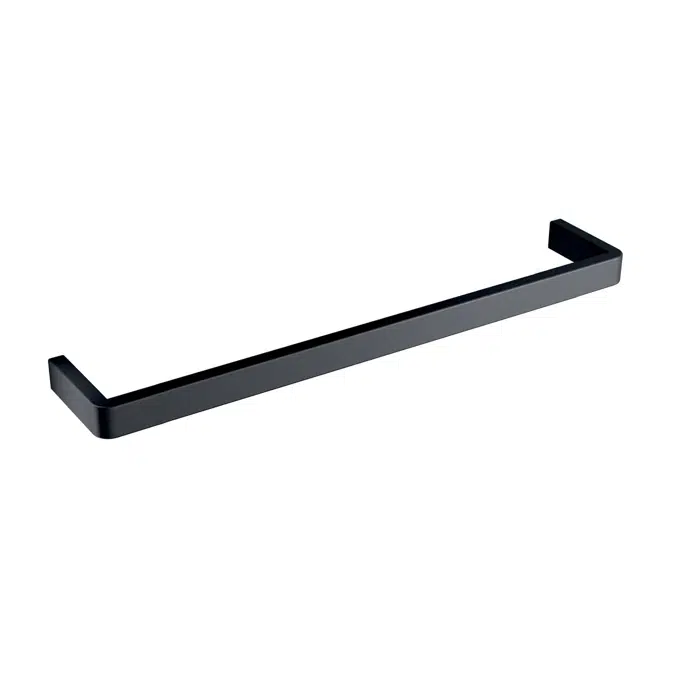 Mizu Stream Matte Black Heated Towel Rail 650 (Each) (Less Transformer) 9509580