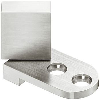 Glass door pivot hinge, Opening angle 210°, exposed - 361.61.040