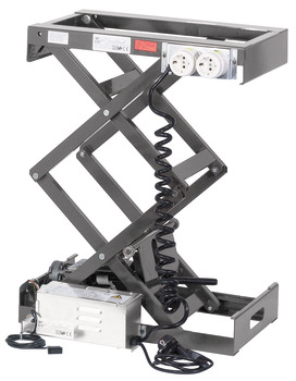 Lift system, Double scissor mechanism, load bearing capacity 120 kg - 421.65.334