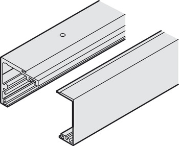 Running track set, For ceiling installation, pre-drilled - 940.67.931