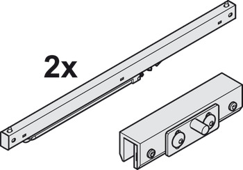 Soft and self-closing mechanism set - 941.30.305