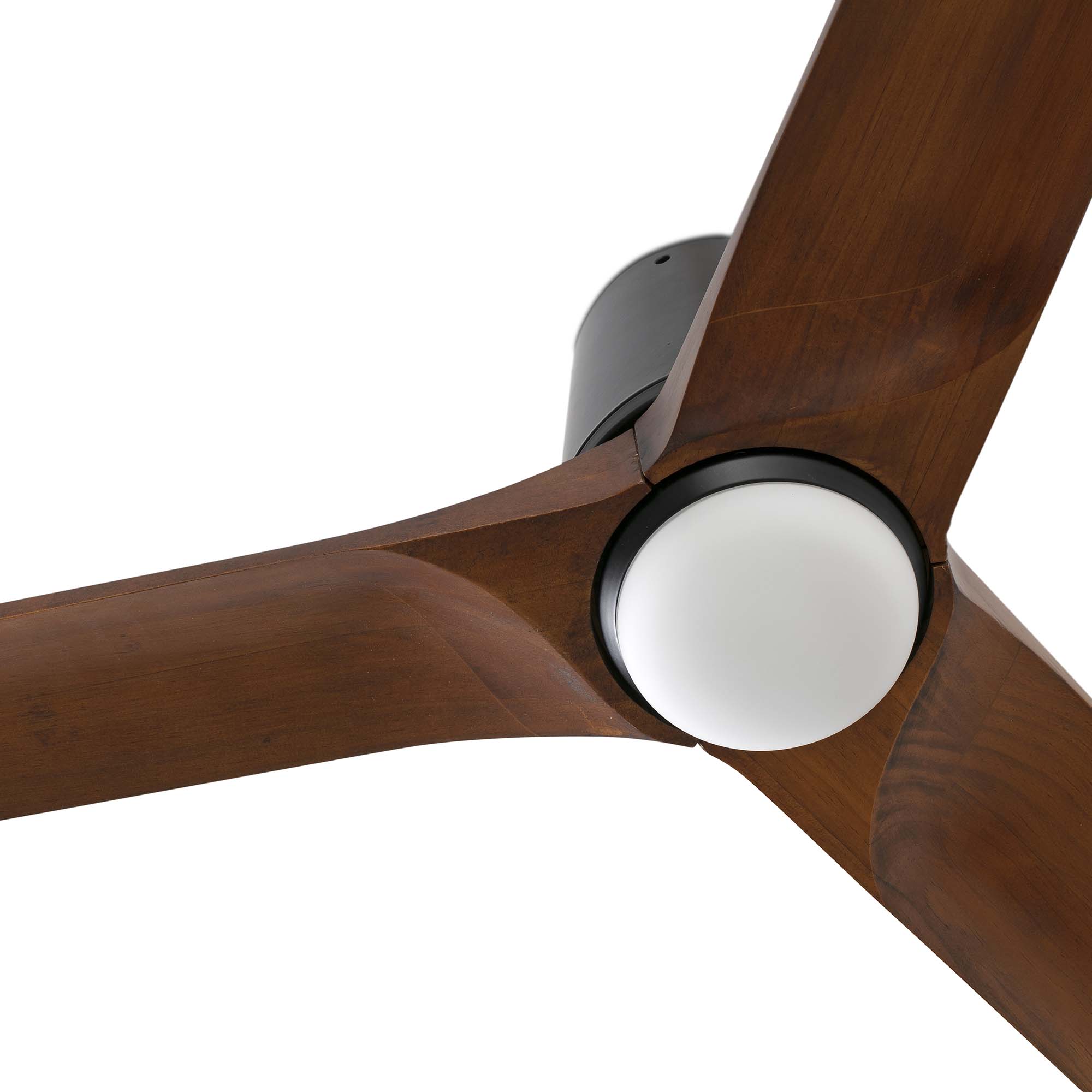 HEYWOOD TUB L Ceiling fan siyah/ceviz TUYA