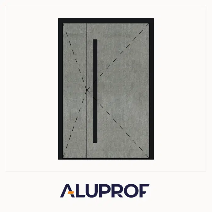 MB-86N SI AD39 Double Panel Door (Inward/Outward Opening)