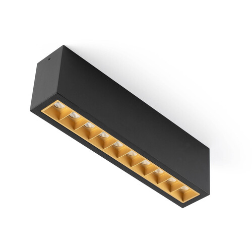 TROOP Surface 10x2W black-gold 15° 2700K CRI90