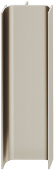 Vertical Recessed Grip Profile, Aluminium - 126.37.113